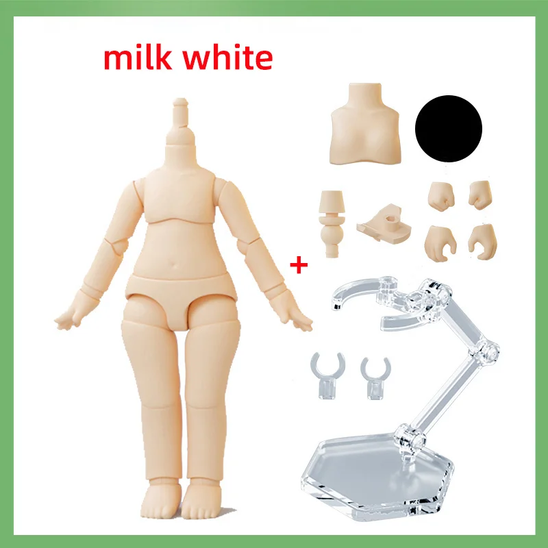 New YMY Body Ob11 Body Movable Joint Doll for GSC, 1/12bjd Body, Obitsu11 Doll Accessories Replacement Hand Chest Boys Girl Toy