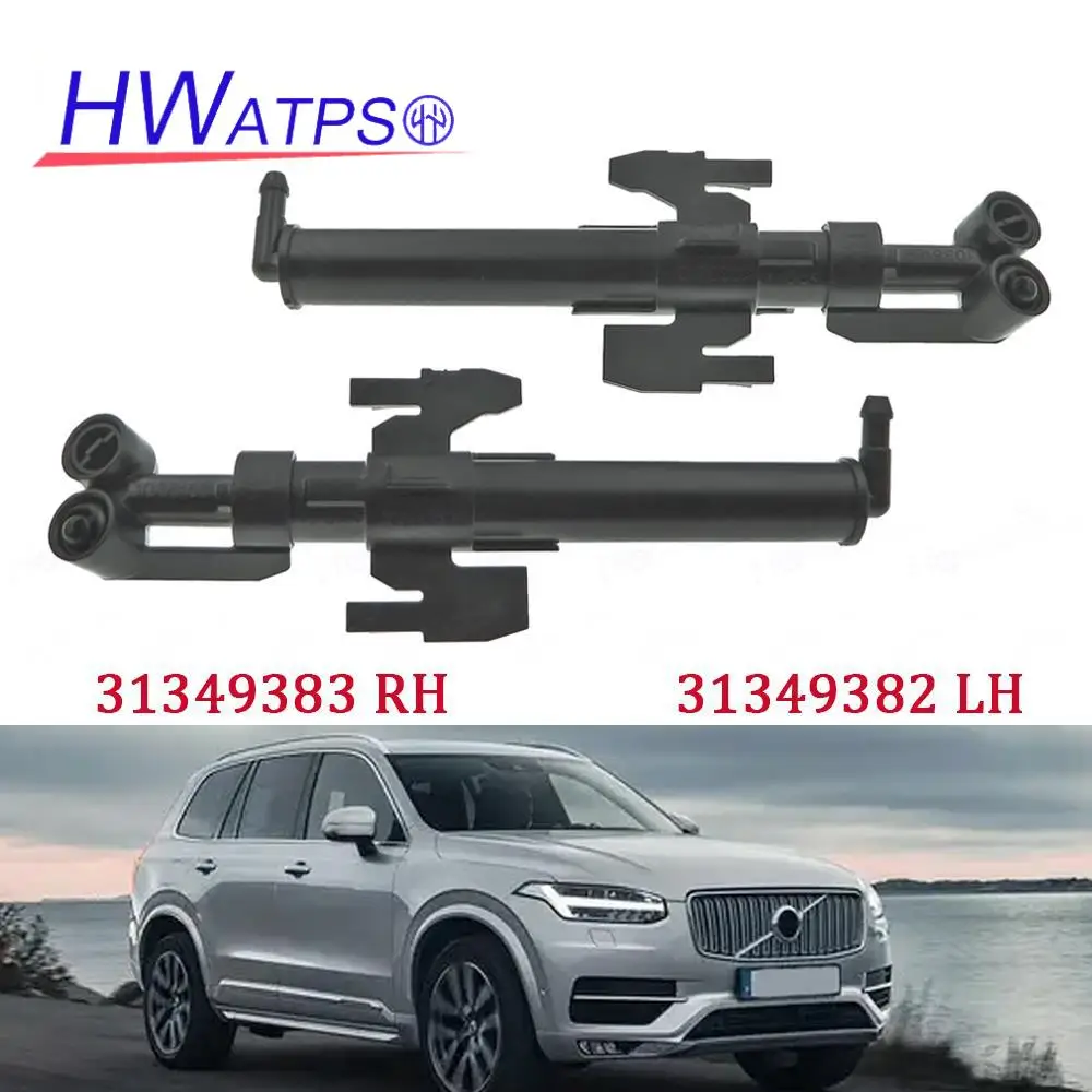 

HWATPS High Quality Headlight Washer Spray Nozzle Pump Actuator Jet 31349383 RH 31349382 LH For Volvo XC90 MK2 2.0L 2016-2020