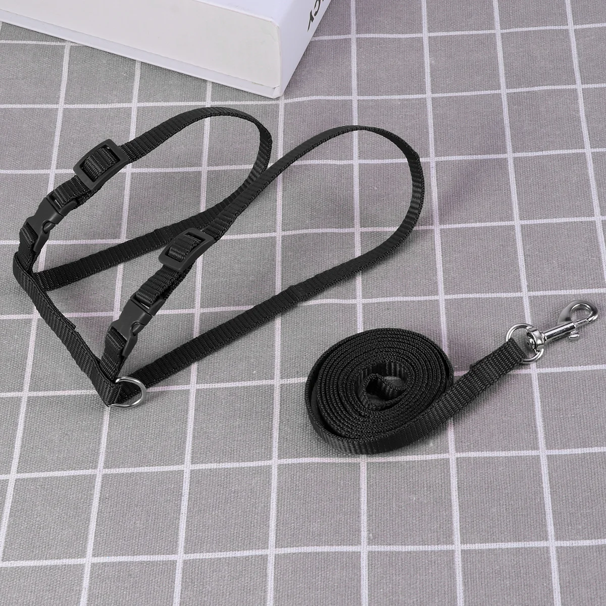 

Cat Harness Pet Chest Strap Harness With Lead For Small Dogs Cats Puppy Walking Outdoor Black Reflective Leash