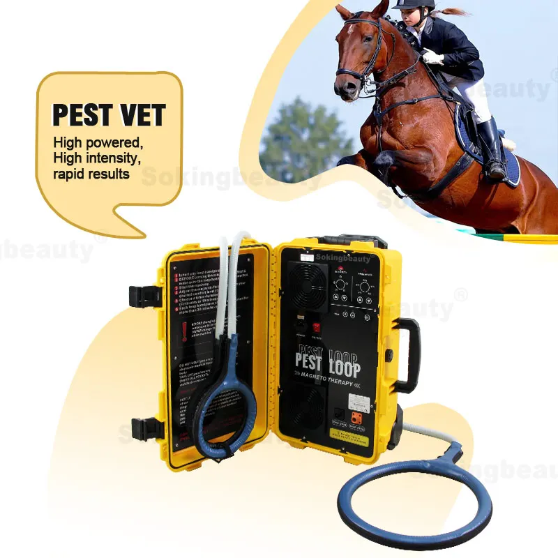 Professional Pemf Equine Horse Magnetic Therapy PEMF Loop Horse Pain Relief Physical Electromagnetic Field Therapy Machine
