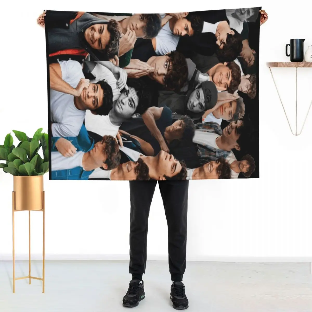 Noah Centineo Editing Throw Blanket Luxury St Single valentine gift ideas anime Travel Luxury Throw Blankets
