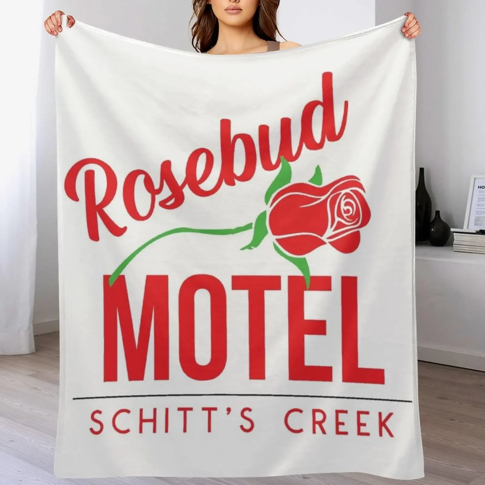 Rosebud Motel Throw Blanket Hair Giant Sofa Bed covers Blankets