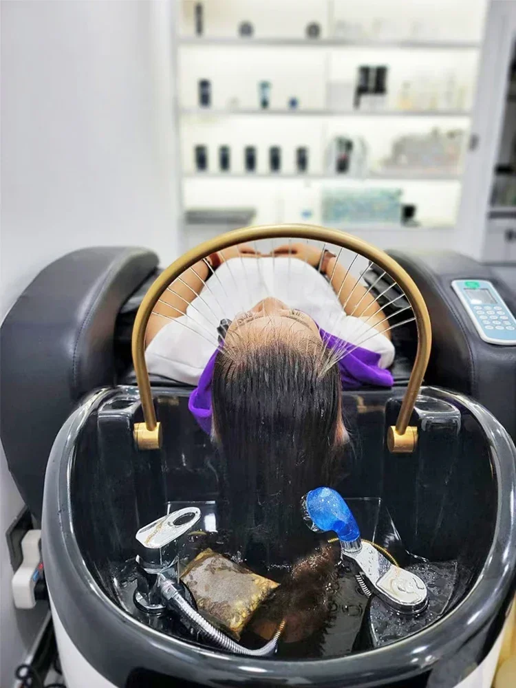 

cross-border Head massage, shampoo bed, automatic massage bed, exclusive to hair salons