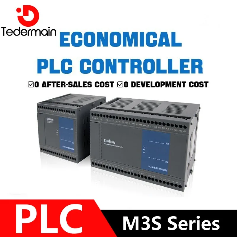 Coolmay PLC M3S Series Programmable Logic Controller Economical Type Compatible With Mitsubishi Programming Software Works2