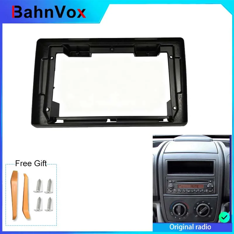 9 inch Android Car Radio frame for Fiat Ducato 3 2006 - 2022 For Peugeot Boxer 2 2006 - 2022 2din Stereo GPS Fascia bezel