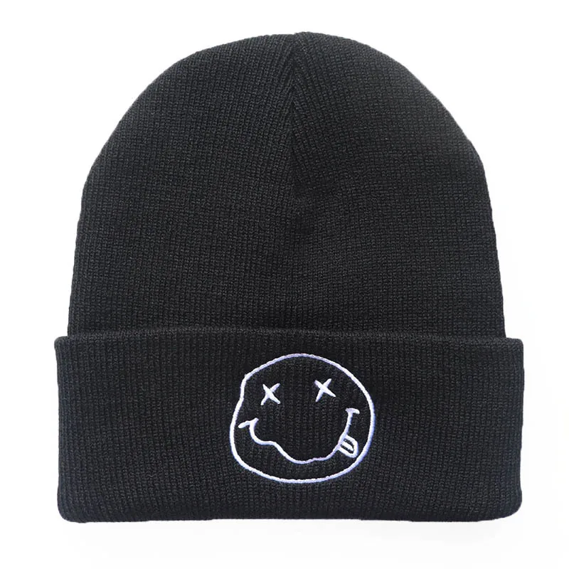 Fashion Warm Skating Roll Tama Jun Popular American Anime Cartoon Embroidered Knitted Autumn Winter Warm Hat Wool Hat Gengar Tam