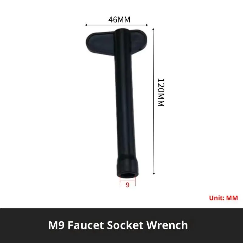 Multifunctional Tap Wrench 9/10/11/12mm Flume Sink Socket Wrench Efficient Plumbing Tool for Simplifying Tasks