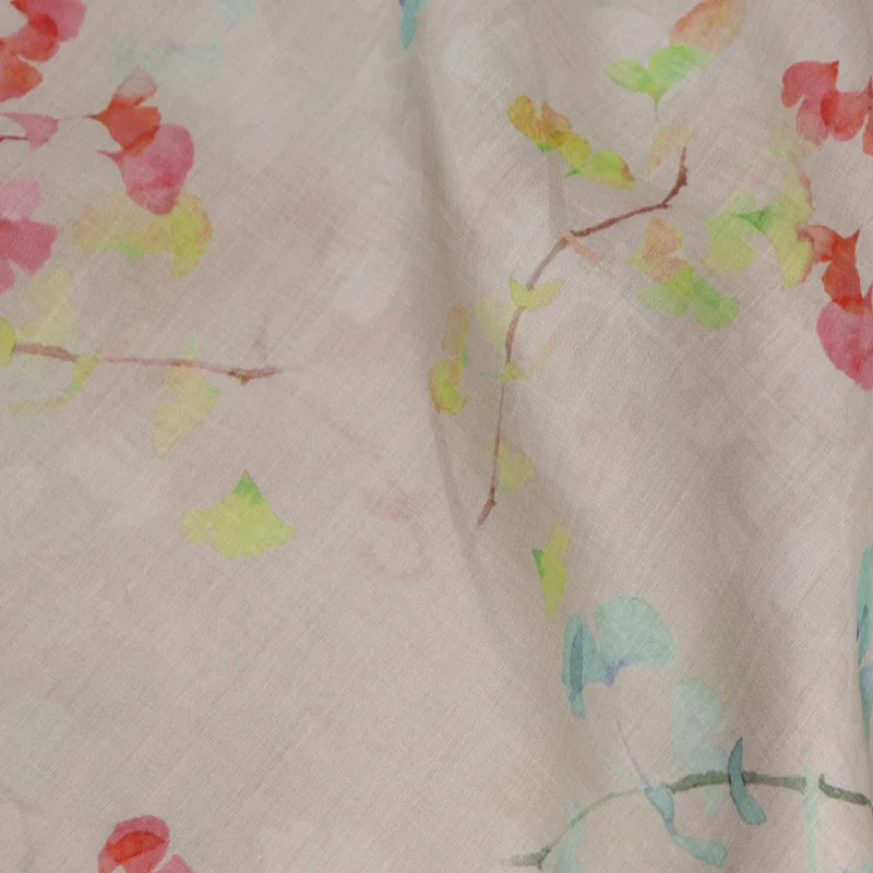 2023 New ramie fabric Women's dress fabric, Chinese style cheongsam fabric, in meters Linen Fabrics linen fabric for clothing