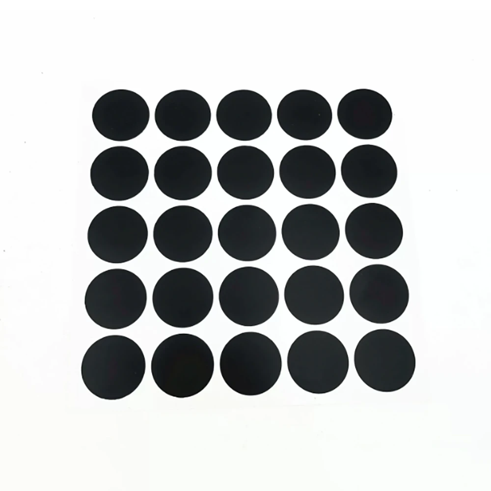 Dia 4.5-90mm Round Self Adhesive Backing Silicone Rubber Furniture Pads Anti-Slip Shock-Absorbing Cushion Cabinet Feet Spacer
