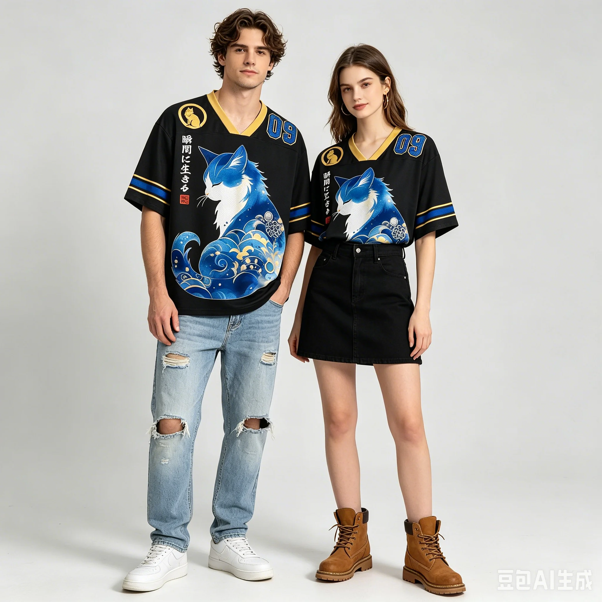 Camiseta con estampado 3d de estilo japonés Retro Zen Cat, Living The Present, camiseta transpirable de secado rápido Y2k, camisetas unisex