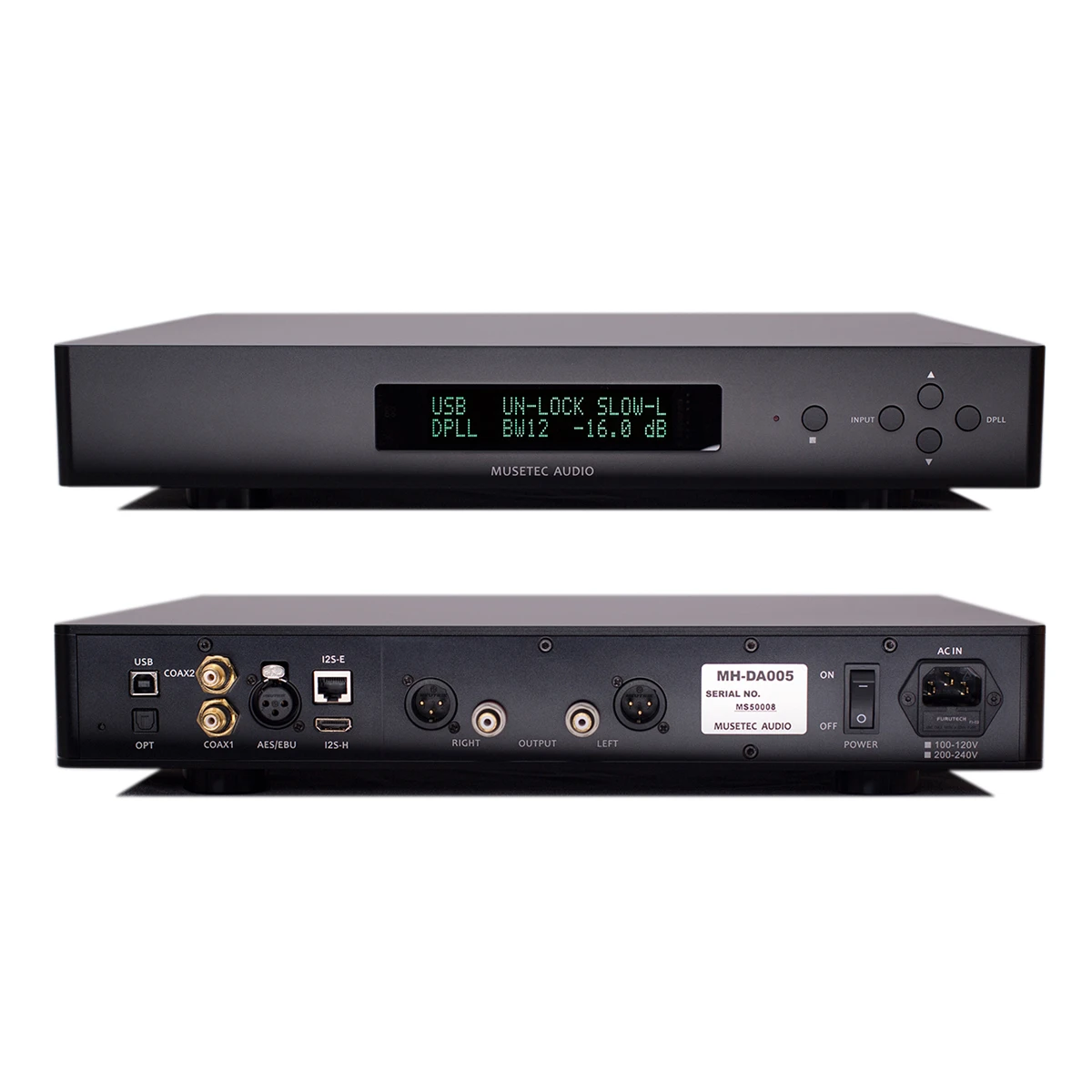 L.K.S Audio MH-DA005 DAC Flagship Decoder ES9038pro PCM384KHz DSD512 Dop64 DAC IIS Coaxial OPT AES EBU USB Decoder