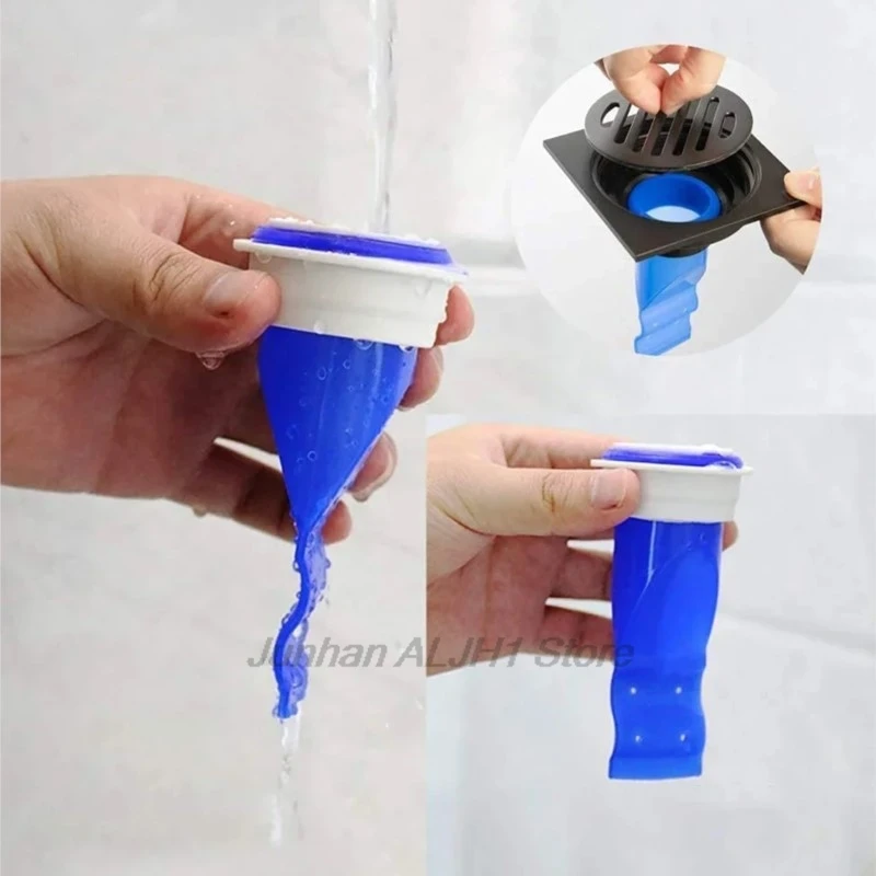 

1/2/5pcs Silicone Floor Drain Anti Odor Sink Floor Drain Backflow Preventer Trap for Pipes Tubes in Toilet Bathroom Kitchen F1