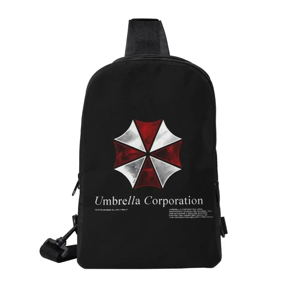 

Corporation Red Umbrella Crossbody Sling Backpack Shoulder Sling Chest Bag Adjustable Travel Hiking Daypack Outdoor Women & Men