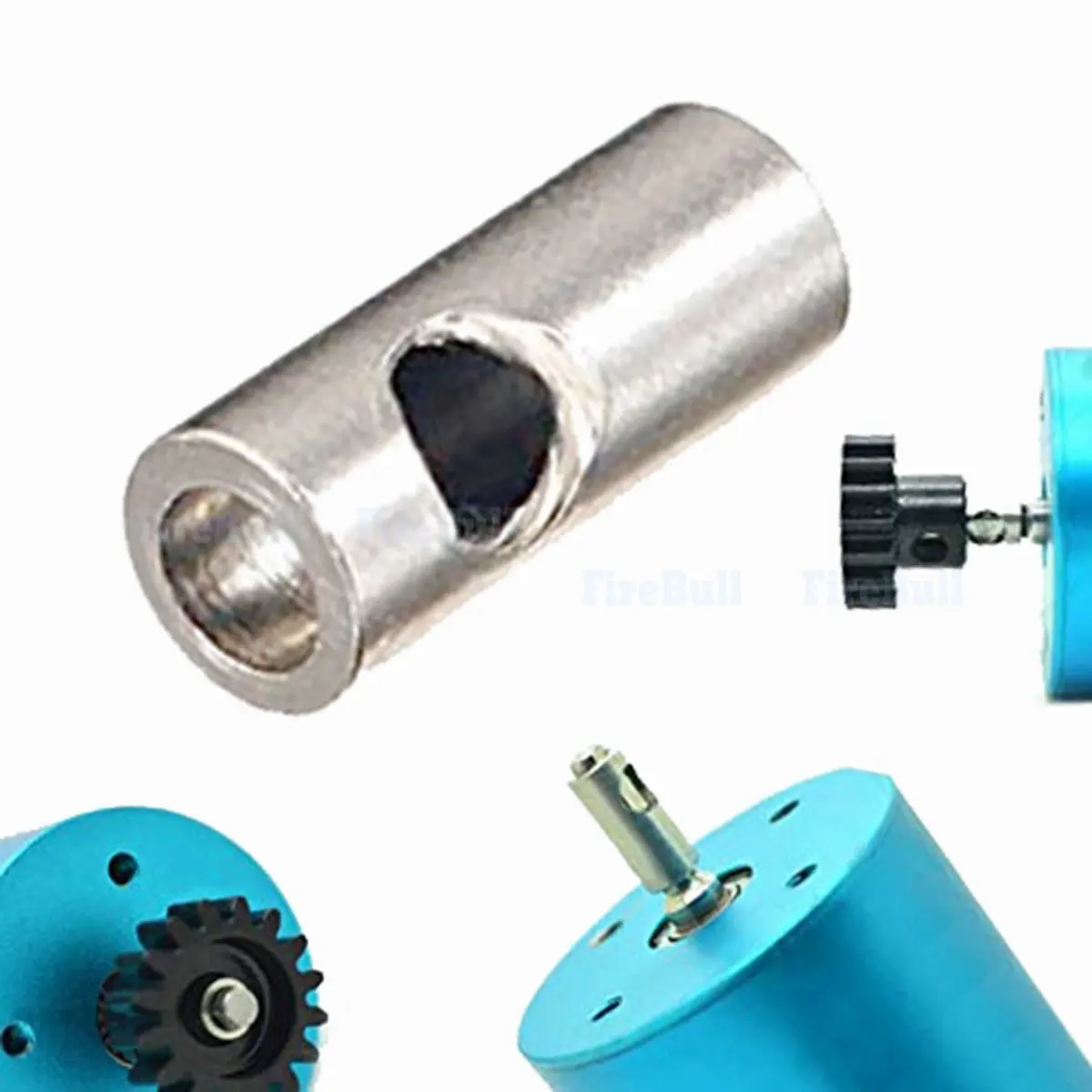 3pcs 3.175mm to 5mm Pinion Reducer Sleeve Adapter Shaft Motor Axle Change-Over for RC Motor 3650 550 540 Pinion Gears