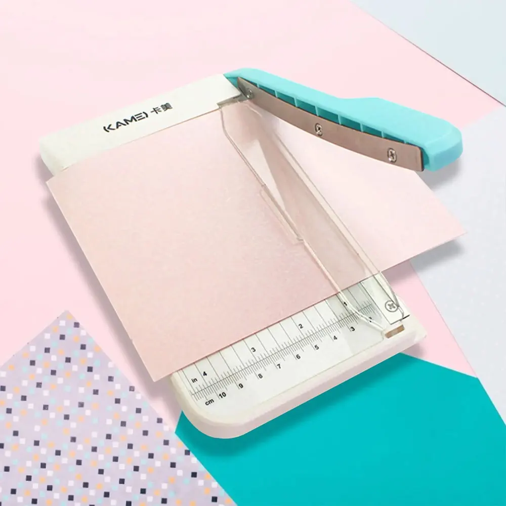 1pc 4×6in paper cutter, photo cutting machine, label card photo craft project, non-slip office supplies