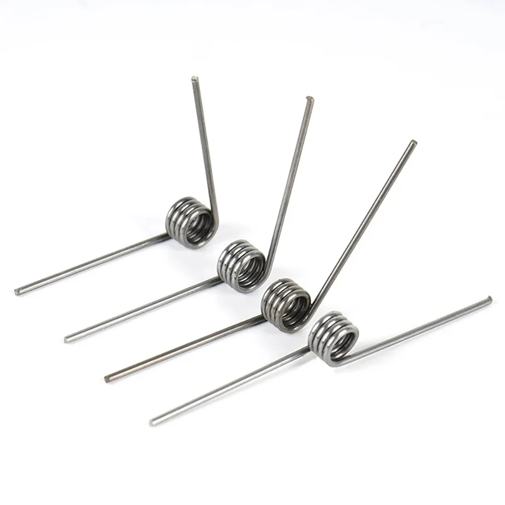 0.3mm Wire Diameter Rotate Left Precision Torsion Spring High-strength V-shaped Spring Can Be Customized 60°/90°/120°/180°