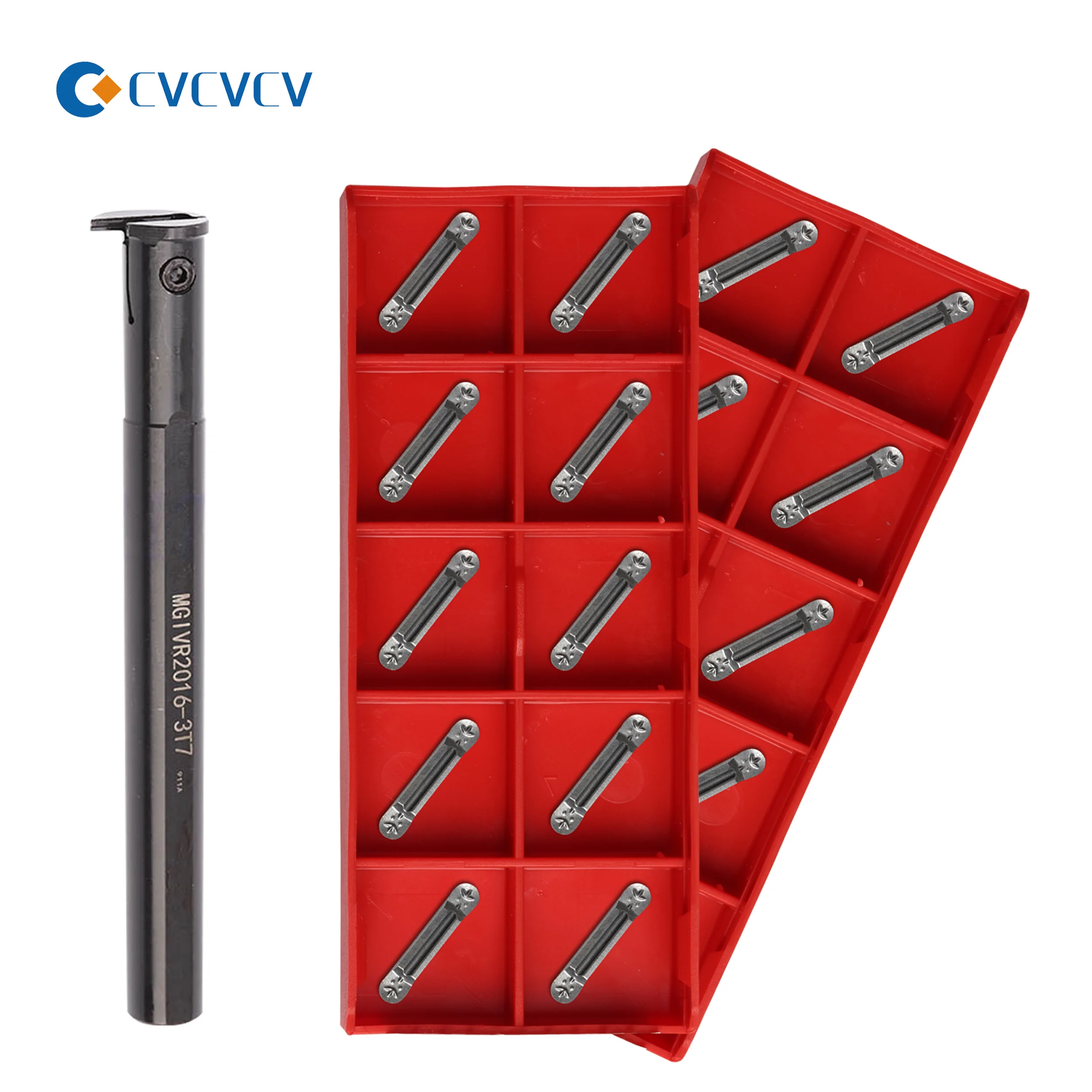 Держатель режущего инструмента для токарного станка MGIVR 2925-2 MGIVL 3125-3 + 10 шт. MRMN для станков с ЧПУ, твердосплавное лезвие