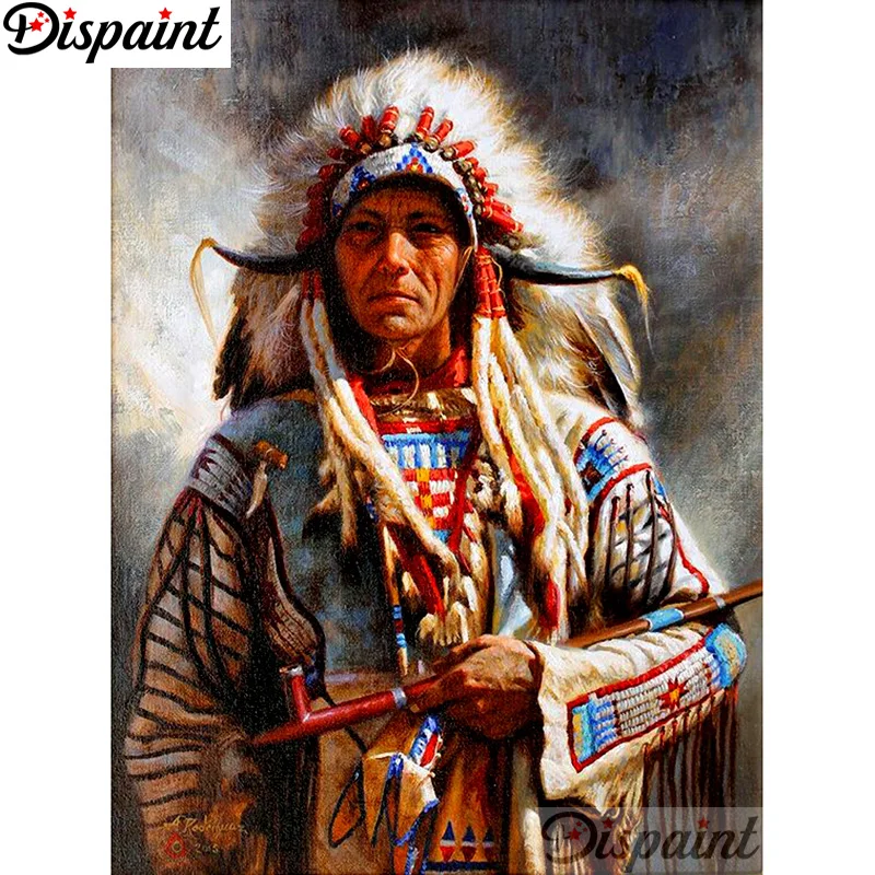 

Dispaint Full Square/Round Drill 5D DIY Diamond Painting "Character male" 3D Embroidery Cross Stitch Home Decor Gift A12208