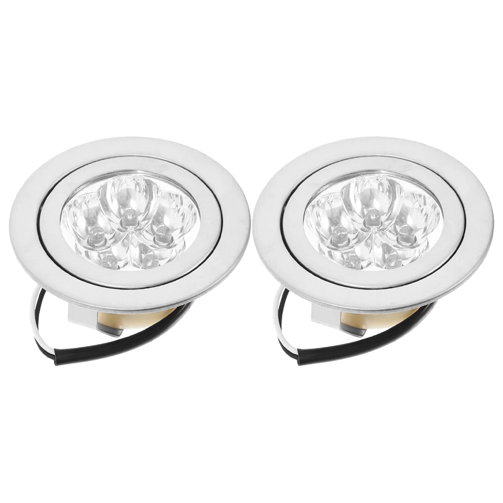 

2pcs RangeHoodLEDLamps KitchenReplacementBulbs RoundGlassApplianceStove EnergyEfficientLEDLightBulbs ModernDesign