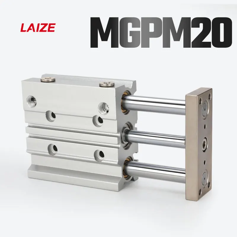 

MGPM 20 Three-rod Pneumatic Air Cylinder With Guide Rod Sliding Bearing