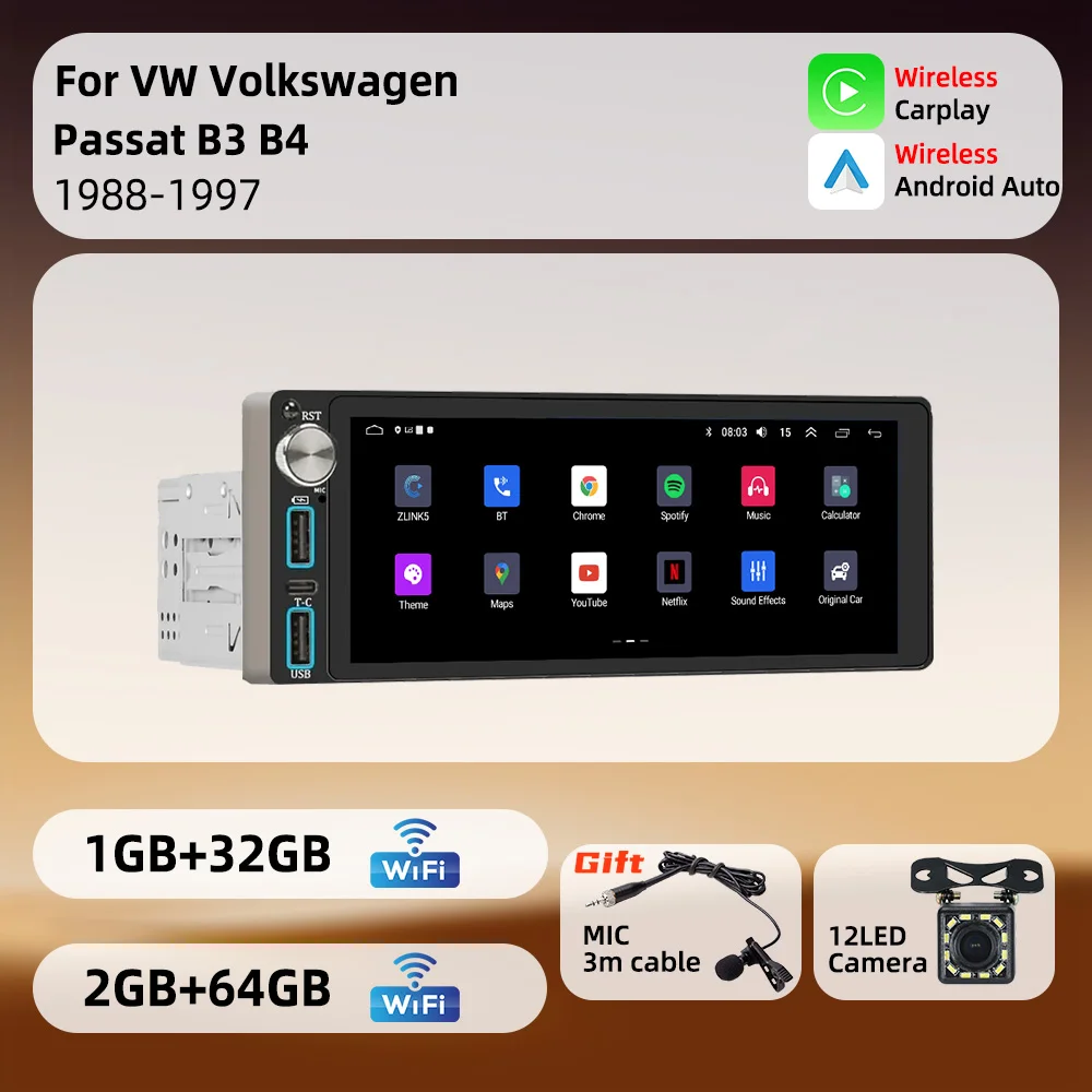 1 Din Android Car M…
