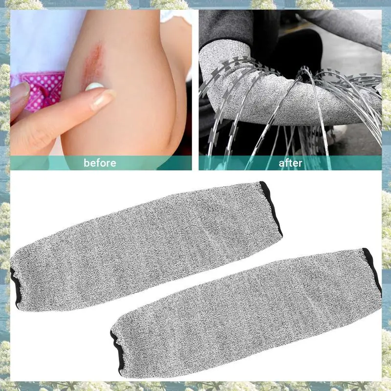 Новинка-4 пары устойчивых к порезам и ожогам рукавов, защитные рукава, защитные рукава для предплечья для тонкой кожи и синяков, 45 см