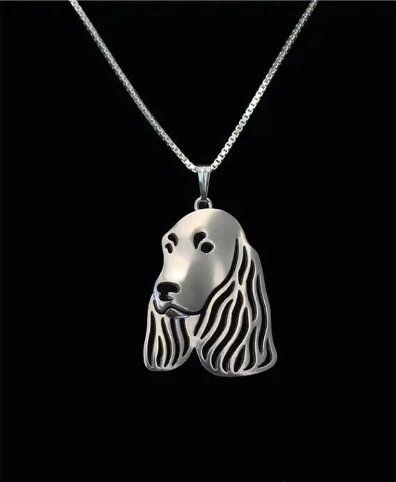 DANGGAO Handmade Field Spaniel Pendant