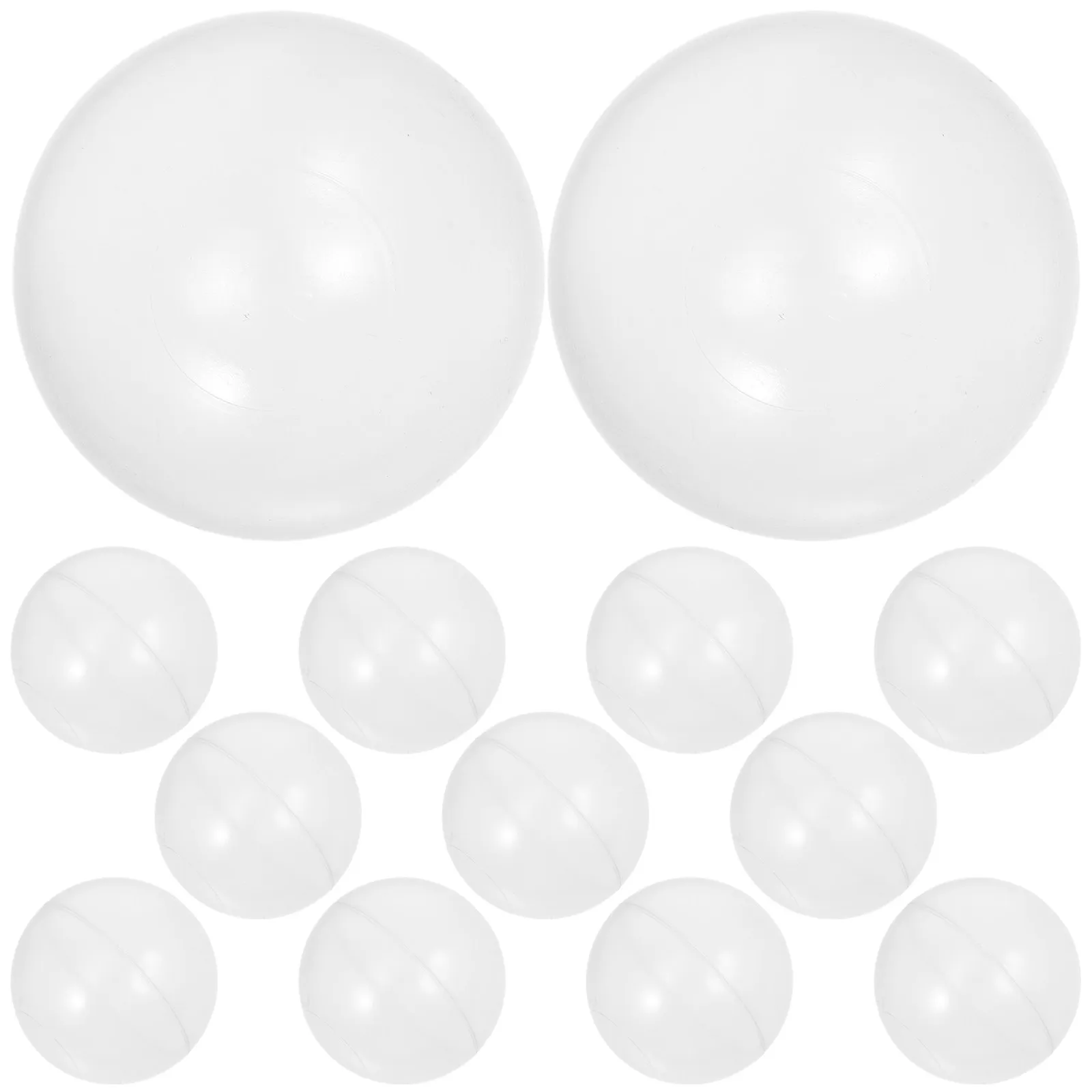 50 قطعة كرة بلاستيكية شفافة مقاومة للتحطم 6 سم، لحوض الكرات، خيمة اللعب، حفلات حمام السباحة، الأنشطة الخارجية، تنمية المهارات الحركية الحسية