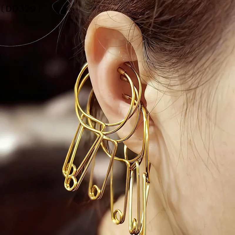 Masseur de points d'acupuncture portable, puissant masseur magnétique pour les méridiens auriculaires, clip d'acupression doré, outil de massage auriculaire〔DD329〕