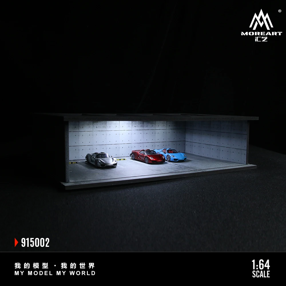 ศิลปะเพิ่มเติม 1:6 ใต้ดินที่จอดรถโรงรถแสง Diorama, รุ่นแสง Diorama สําหรับจอแสดงผลและคอลเลกชันและของขวัญ