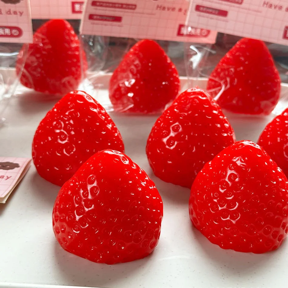 Weicher Quetsch-Apfel in Rosa, Blau und Grün als Sensorisches Fidget-Spielzeug für ADHS und Autismus mit Langsamer Rückfederung für Erwachsene und als Weihnachtsgeschenk – Detail 25