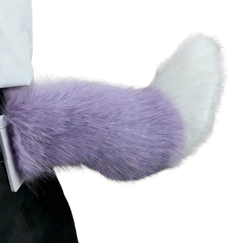 Electric Remote Control Voice Control Cosplay Fox Electric Tail Rechargeable Wagging Beast Tail Comics Cosplay Party Decoration