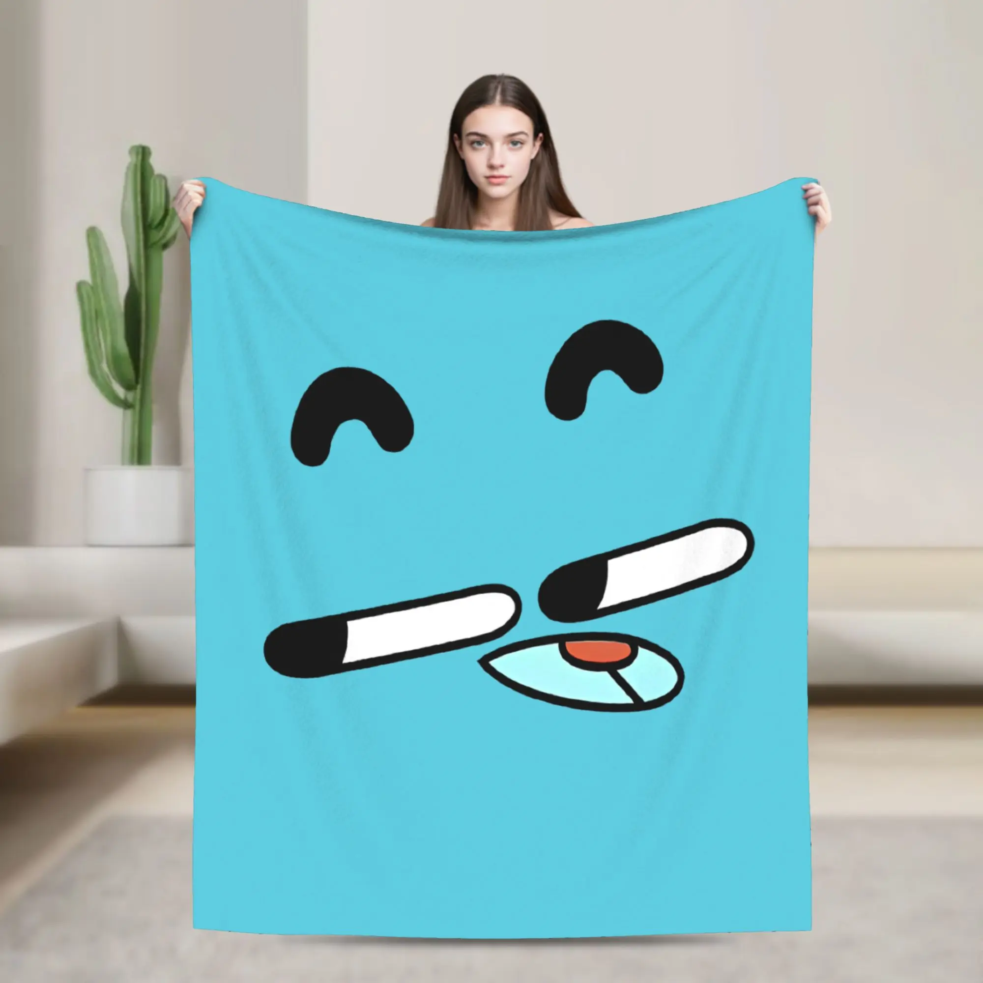 Gum Ball Watterson Amazing Cartoon Blankets Flannel Decoration Amazing World Multifunction Throw Blanket for Home Quilt
