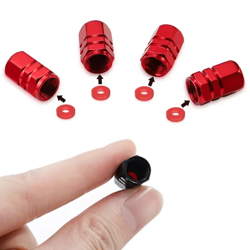 4 قطعة ثلاثية الأبعاد سيارة معدنية الإطارات صمام قبعات عجلة غطاء غبار لشركة هيونداي جينيسيس N-LINE I10 I20 I30 I40 IX20 IX35 كونا جيتز فيلوستر #4