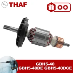 AC220V-240V Induit remplacement pour BOSCH Marteau Perforateur GBH5-40 GBH5-40DE GBH5-40DCE GSH5E GSH5CE (110V available）