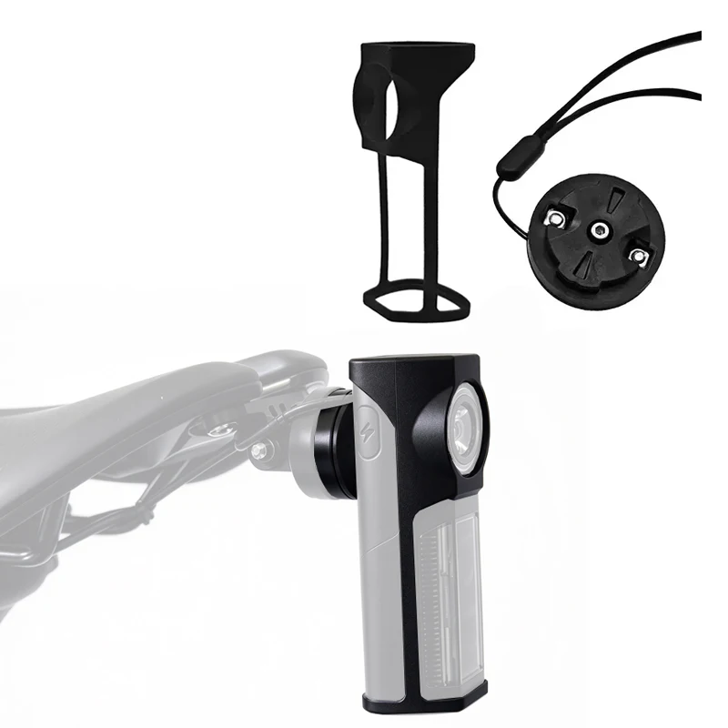 For Magicshine SEEMEE R300 Radar Taillight Lightweight Protective Shell & Garmin Mount Adapter with Safety Lanyard Easy Install