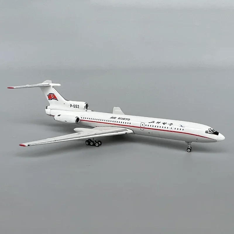 1/400 مقياس توبوليف TU-154B P-552 الهواء كوريو الخطوط الجوية دييكاست سبيكة طائرة طائرة نموذج لعبة الطائرة