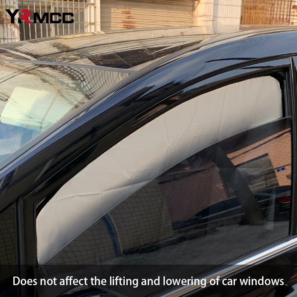 Car Window Curtain Summer UV Protection Magnetic Sunscreen Heat Insulation Blackout Sunshade SUV Glass Sunshade Car Accessories