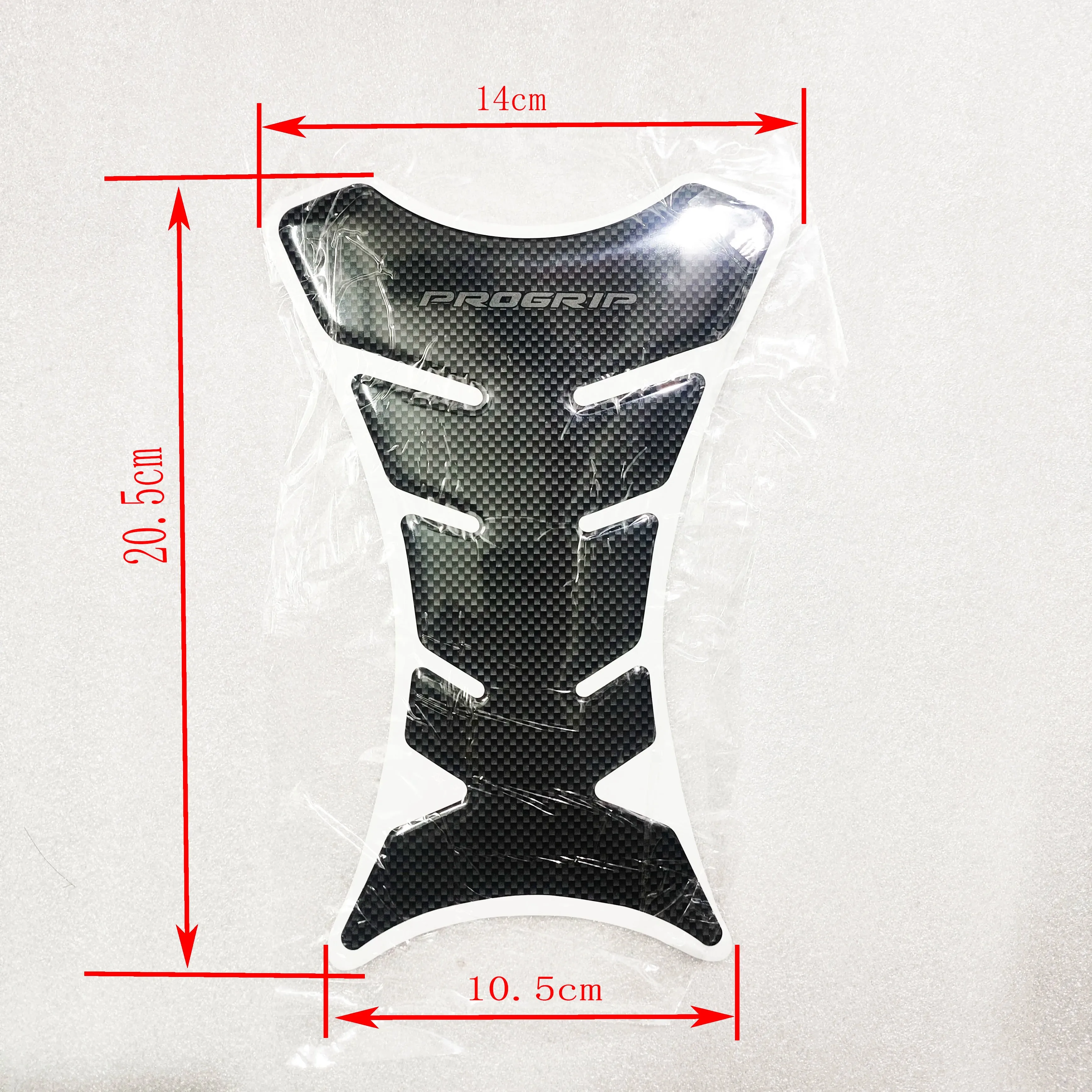 Universal Motorcycle Tank Pad Protector Sticker Carbon Fiber Fuel Gas Tank Protector Anti-slip Rubber Decal