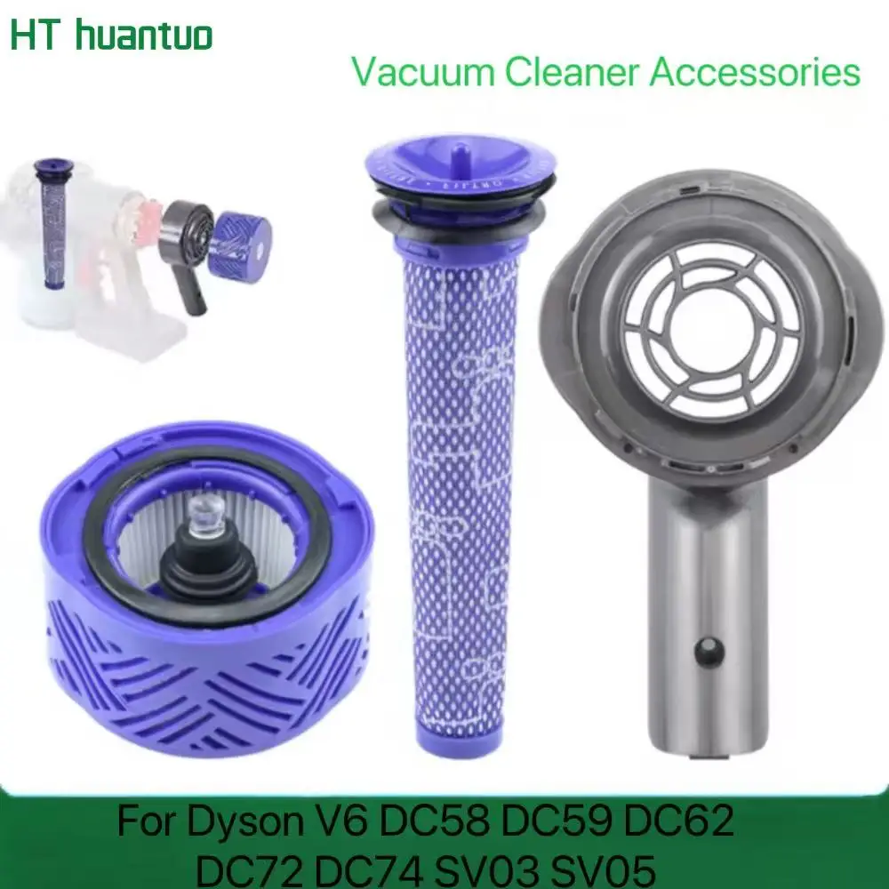 

For Motor Rear Cover For Dyson V6 DC58 DC59 DC61 DC62 DC63 DC74 Vacuum Cleaner Accessories HEPA Filter Replacement parts