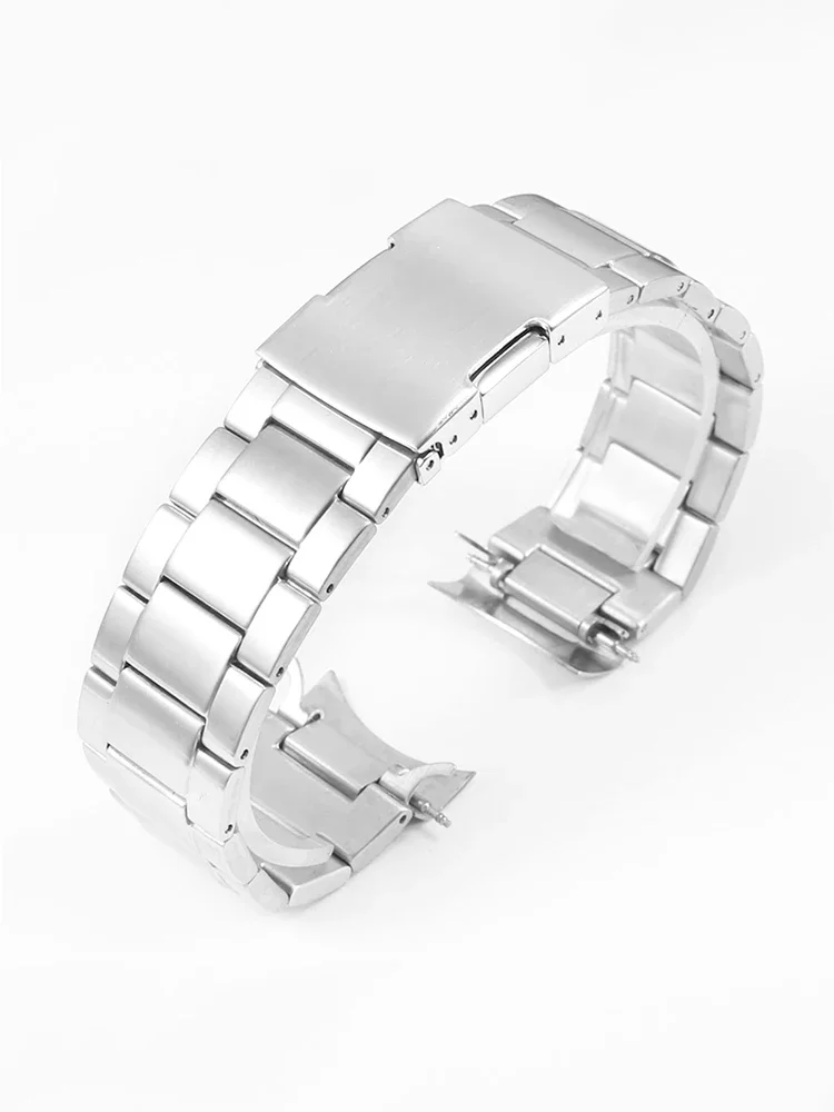 

Suitable for Longines Zulu Pioneer series L3.812.4 22mm curved stainless steel watch chain