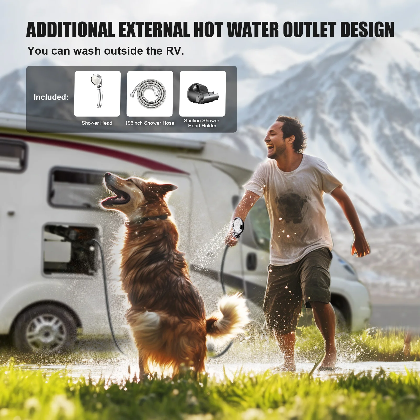 تصميم جديد 10L/دقيقة سخان الماء الساخن بالغاز الأبيض للقوافل و RV 20kW مبادل حراري نحاسي كهربائي بدون خزان #4