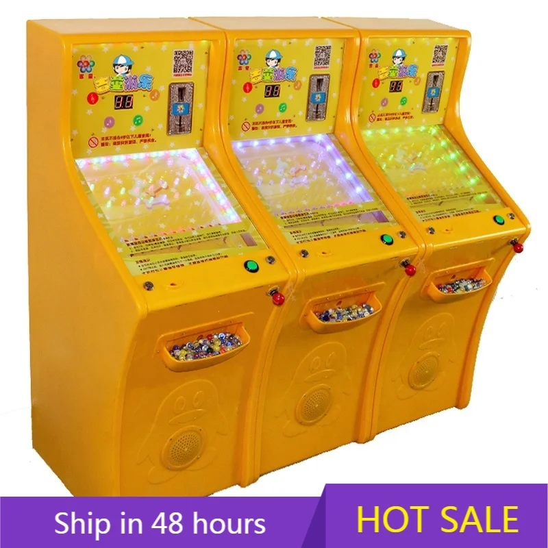 

YTYIN Kids Coin Operated Game Pinball Machine Marble Shooting Arcade Game Machine Amusement for Game Centers