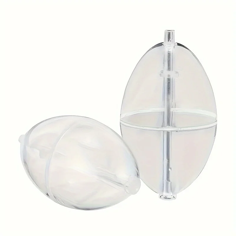 Bobber trasparente da 3 pezzi per la pesca, galleggiante regolabile con peso intagliabile in acqua