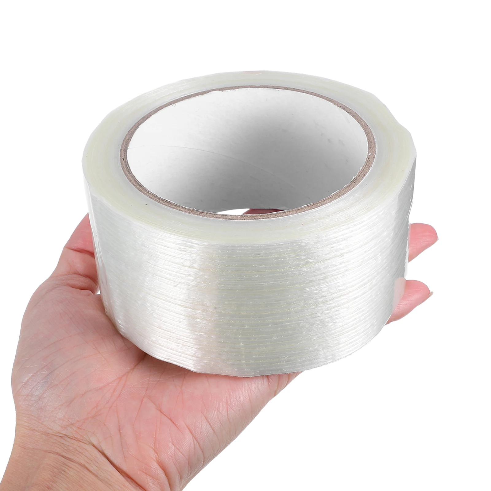 

Fiberglass 48mm x 10m Strong Adhesion Heavy Duty Transparent Packing Binding Packaging Mounting Floral Sealing Box for Outdoor