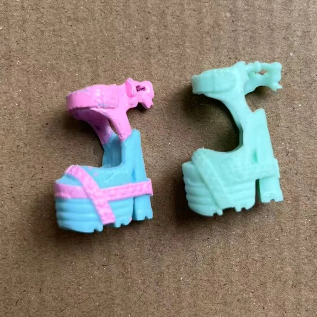 Big Fashion Sister Dollhouse Accessoires 1/6 Kleurrijke Schoenen Laarzen Sokken Decoratieve Onderdelen voor Poppenhuizen