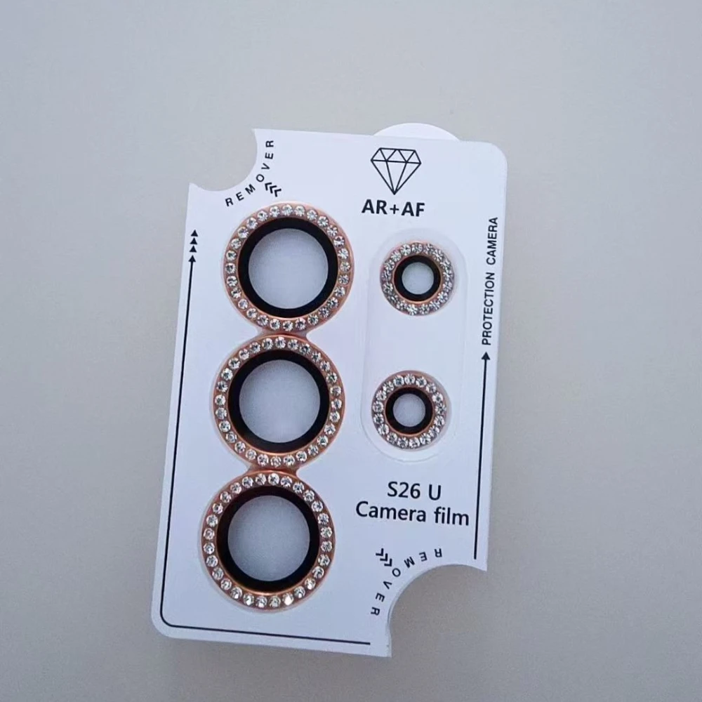 

Защитное стекло Diamond Alloy Ring для камеры Samsung Galaxy S26 Ultra S25 26 Plus 5G, 9H, прозрачное, из закаленного стекла, для объектива