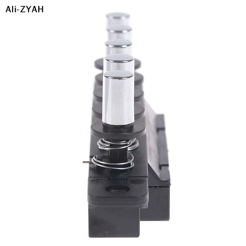 【Z】【Wtr3】（YY）1Pc 2025 New Five-position Plug-in Button Switch For Range Hood Five-position Silver Switch Range Hood Switch