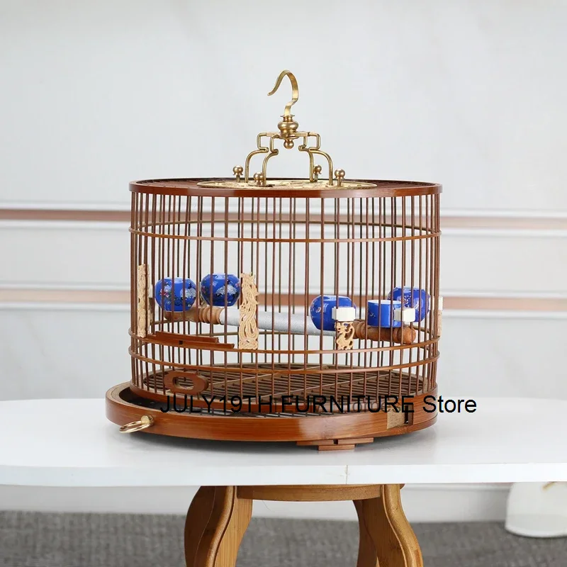 Canary Parrot Bird Cage Protector Carrying Budgie Small Hamster Bird Cage Outdoor Gaiola Para Passaros Decorative Home Cage