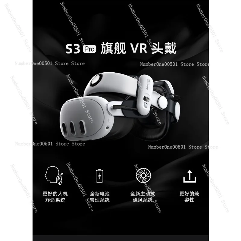 S3PRO is suitable for oculus quest3 and quest3s magnetic battery life, convenient, comfortable and durable headgear